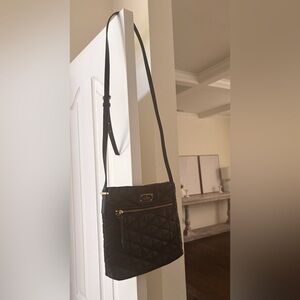Kate Spade Black Quilted Crossbody Bag